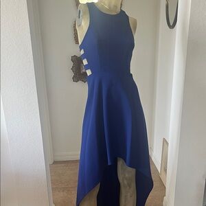 BCBGMaxAzria Royal Blue High-Low Dress